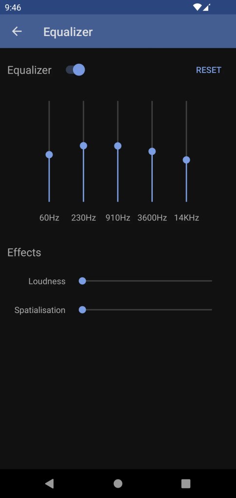 Evie, the eVoice book reader app screenshot